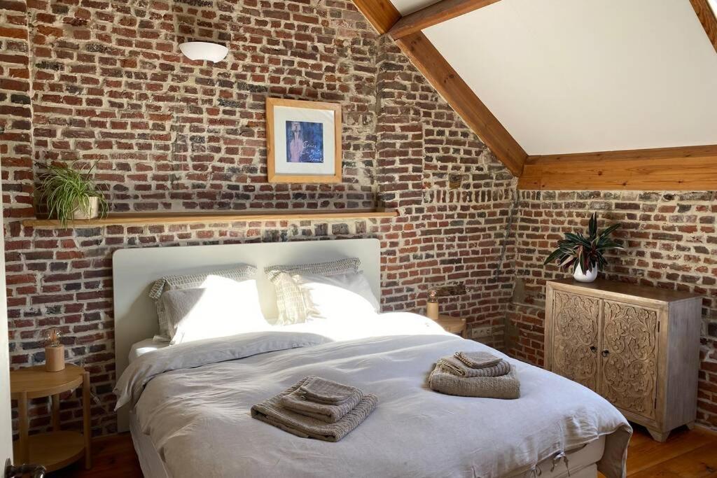 Charmant appartement dans une ancienne ferme Nivelles Extérieur photo